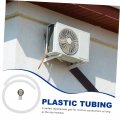 Angoily Aircondition Portable Abs Elbow Joint Clear Tubing A C Connector Drain Pipe Transparent Tube Hose Fitting Drainage Head