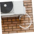 Angoily Aircondition Portable Abs Elbow Joint Clear Tubing A C Connector Drain Pipe Transparent Tube Hose Fitting Drainage Head