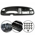 G-plus Dash Board Bezel Cover Instrument W Vents Compatible With 1998 1999 2000 2001 Dodge Ram 1500 Truck 1998-2002 2500 3500