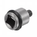 Uxcell Chuck Adapter 3 8-24unf Quick Change 1 2 Square Drive Converter For Impact Wrench 2pcs