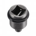 Uxcell Chuck Adapter 3 8-24unf Quick Change 1 2 Square Drive Converter For Impact Wrench 2pcs
