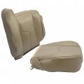Ecotric Passenger Seat Bottom Top Cover Synthetic Leather Compatible With 2003-2007 Gmc Sierra Chevrolet Silverado 1500 2500