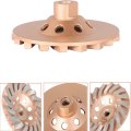 Marddpair 5 Inch 18 Turbo Segments 8 -11 Arbor Grinding Wheels Diamond Cup Fit For Concrete And Masonry Available