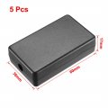 Uxcella 5pcs 60 X 36 17mm Electronic Plastic Diy Junction Box Enclosure Case Black