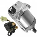 Caltric Starter With Relay Solenoid Compatible Honda Trx250te Recon 250 2x4 2008-2020 Starting Motor
