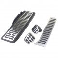 Gzyf Stainless Steel 4pcs Mt Pedal Brake Clutch Gas Accelerate Footrest Cover Fits Vw Golf 5 Mk5 6 Mk6 2007a 2012 Jetta 2009a