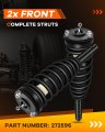 Spring Strut Assembly Completes Shocks Fits 2010 2011 2012 For Fusion Mercury Milan 272596 Replace Strut