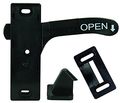 Jr Products 10765 Screen Door Latch Right Hand Black 