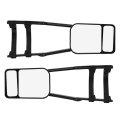 1 Pair 360 Degree Adjustable Towing Mirror Extension Enhanced Safety On Rearview Side Extender For Car Truck Rv 