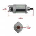 Caltric Starter Motor Compatible With Suzuki Quadsport Lt-z400 Ltz400 2012 2013 2014 31100-29f10
