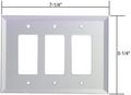 Crl 3x Decora Glass Mirror Plate Clear 