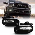 Acanii For 2019 2020 2021 2022 2023 Ram 2500 3500 Led Bumper Fog Lights Driving Lamps W Switch Replacement Left Right
