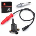 Ignition Coil W Wire Cap Spark Plug For Polaris Ranger 500 Crew 4x4 2008-2013