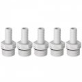 Uxcell Pvc Barb Hose Fitting Connector Adapter 10mm Or 25 64 Barbed X G1 2 Male Pipe 5pcs