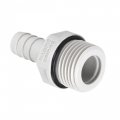 Uxcell Pvc Barb Hose Fitting Connector Adapter 10mm Or 25 64 Barbed X G1 2 Male Pipe 5pcs