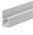 Crl Satin Anodized Deep Nose Heavy Indented Back Aluminum 1 4 J-channel 12 Ft Long 