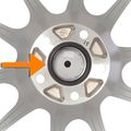65 1mm Od To 63 4mm Id Circuit Performance Black Plastic Polycarbonate Hub Centric Rings