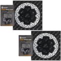 Niche Front Brake Rotor Pad Semi Metallic Kit For Honda Cbr900rr 06455-mbb-016 06455-mcz-016 45120-mcw-h11