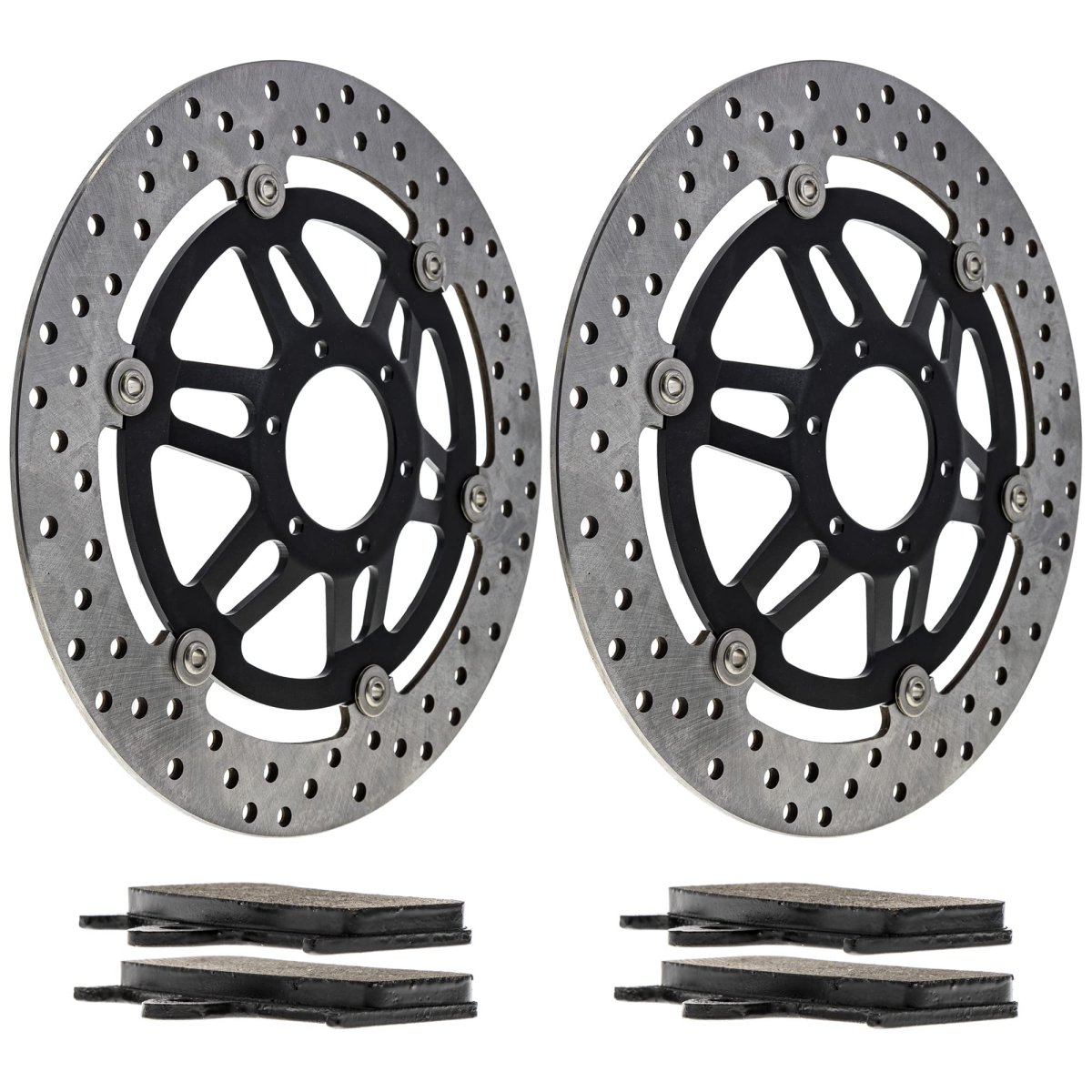 Niche Front Brake Rotor Pad Semi Metallic Kit For Honda Cbr900rr 06455-mbb-016 06455-mcz-016 45120-mcw-h11