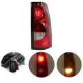 Hecasa Tail Lights Passenger Side Compatible With 2003-2007 Chevy Silverado Pickup Truck W Bulb Harness Rear Lamp Taillights