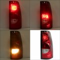 Hecasa Tail Lights Passenger Side Compatible With 2003-2007 Chevy Silverado Pickup Truck W Bulb Harness Rear Lamp Taillights
