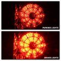 Acanii For 2007-2013 Toyota Tundra Pickup Truck Smoked Lens Led Tail Lights Brake Lamps Pair Replacement Left Right