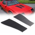 G-plus Hood Louver Inserts Grille Compatible With Chevy Camaro Z28 Iroc 1985 1986 1987 1988 1989 1990 Ornament Set Satin Black