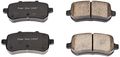 Z16 Replacement Ceramic Brake Pads Rear 16-1021 For Ford Freestar And Mercury Monterey 2004 To 2007 Low Dust Noise Free Braking 