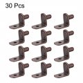 Uxcell Shelf Support Peg 6mm L Furniture Cabinet Closet Bracket Pegs W Hole For Kitchen Book Shelves Supplies Bronze 30pcs