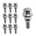 Wheel Bolt For Dodge Dart 2013 2014 2015 2016 10 Pieces Steel Silver M12 1 25 Thread 19 Mm Hex 22 8 Length Replacement 
