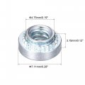 Uxcell Self -clinching Nuts 6-32 X 0 12-inch Carbon Steel With Zinc Plating Rivet Nut Round Head Metal Sheet Mounting Hardware