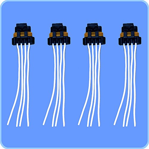 Premium High Performance Black Multi Purpose Pigtail Set 4 Connector H-b031-pigt-4
