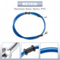 X Autohaux 35 43 Length 10mm Id Motorcycle Hydraulic Brake Line Oil Hose Pipe Stainless Steel Braided Cable For Atv Motocross