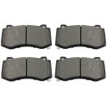 Front Brake Pads D1298-8415 For 2005-2010 2012-2014 Chrysler 300 2008-2023 Dodge Challenger 2006-2010 2012-2023 Charger 4pcs 