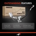 A-premium Rear Passenger Brake Hydraulic Hose Compatible With Select Ford Models For Mustang Gt Bullitt 2001 Mach 1 2003-2004