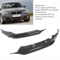 2pcs Carbon Fiber Front Bumper Spoiler Lip Chin Splitter For 3 Series E90 4a Door Sedan 2009a 2011