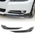 2pcs Carbon Fiber Front Bumper Spoiler Lip Chin Splitter For 3 Series E90 4a Door Sedan 2009a 2011