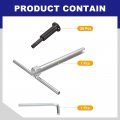 Uxcell 20 Pack Black Invisible Cable Railing Kit T316 Stainless Steel 1 8 Swage Tensioner Terminal Hidden For 2 X2 Wood Metal