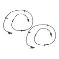 Rear Abs Speed Sensors For Chrysler Town And Country 2005 2006 2007 Driver Passenger Side Pair Female Connector 2 Wires 
