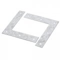 Uxcell Metal L Shaped Angle Fixing Flat Repair Plates Joining Bracket 16pcs