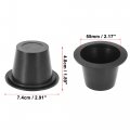 X Autohaux 2pcs 55mm Car Rubber Housing Seal Caps Headlight Dust Cover Waterproof Dustproof