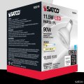 Satco Led Par38 Lamp 11 5w 90w Equivalent 3000k Soft White 90 Cri 40a Beam Angle Dimmable Medium Base 120v Clear Finish A Part