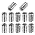 12pcs 12mm 316 Stainless Steel Reducing Nut M8x1 25 Male To M6x1 Female 