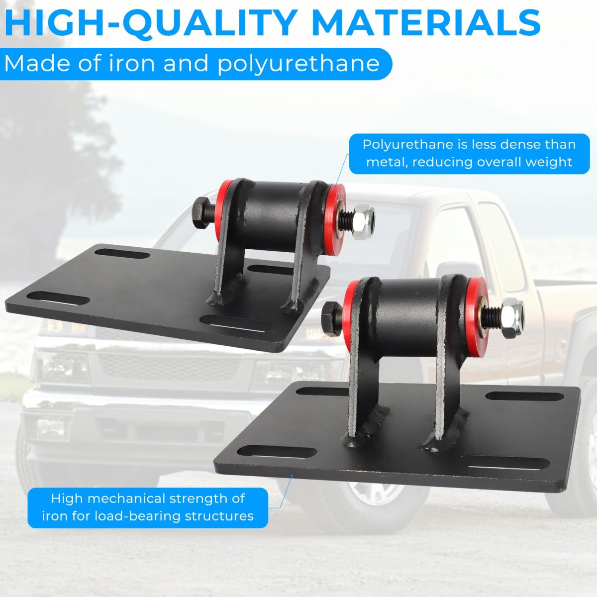 Motoqueen For Ls Engine Swap Mounts Kit 2004-2012 Colorado Canyon Gen 3 4 Engines