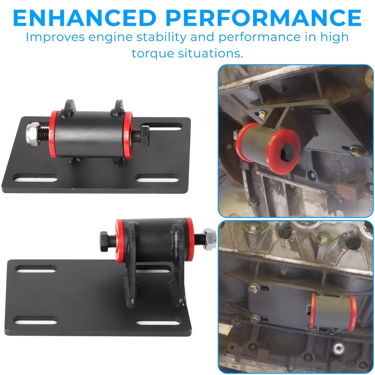 Motoqueen For Ls Engine Swap Mounts Kit 2004-2012 Colorado Canyon Gen 3 4 Engines