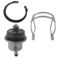 Fuel Injection Pressure Regulator Replacement With Clip And Snap Ring Compatible For Buick Rainier 2004 Replaces 19236428 New 