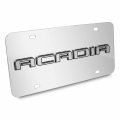 Ipick Image Made For Gmc Acadia 3d Nameplate Mirror Chrome Stainless Steel License Plate