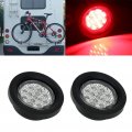 Ocpty 13led Side Marker Light 2pcs Red Trailer Lamps W Grommet Fit For Boats Truck Pickups Lorry Van Caravan Waterproof Lights