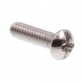 Prime-line Machine Screw Round Head Slotted Phillips Combo 8-32 X 5 8 In Grade 18-8 Stainless Steel Pack Of 25 
