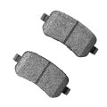 Rear Ceramic Disc Brake Pads For Chrysler Town And Country 2008 2009 2010 2011 2012 4 57 In Pad Length